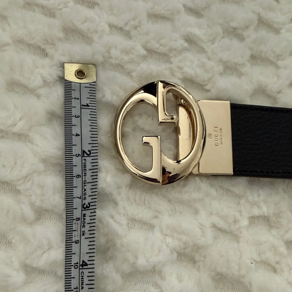 Gucci Reversible Leather Belt-45000-Authentic-NWOT